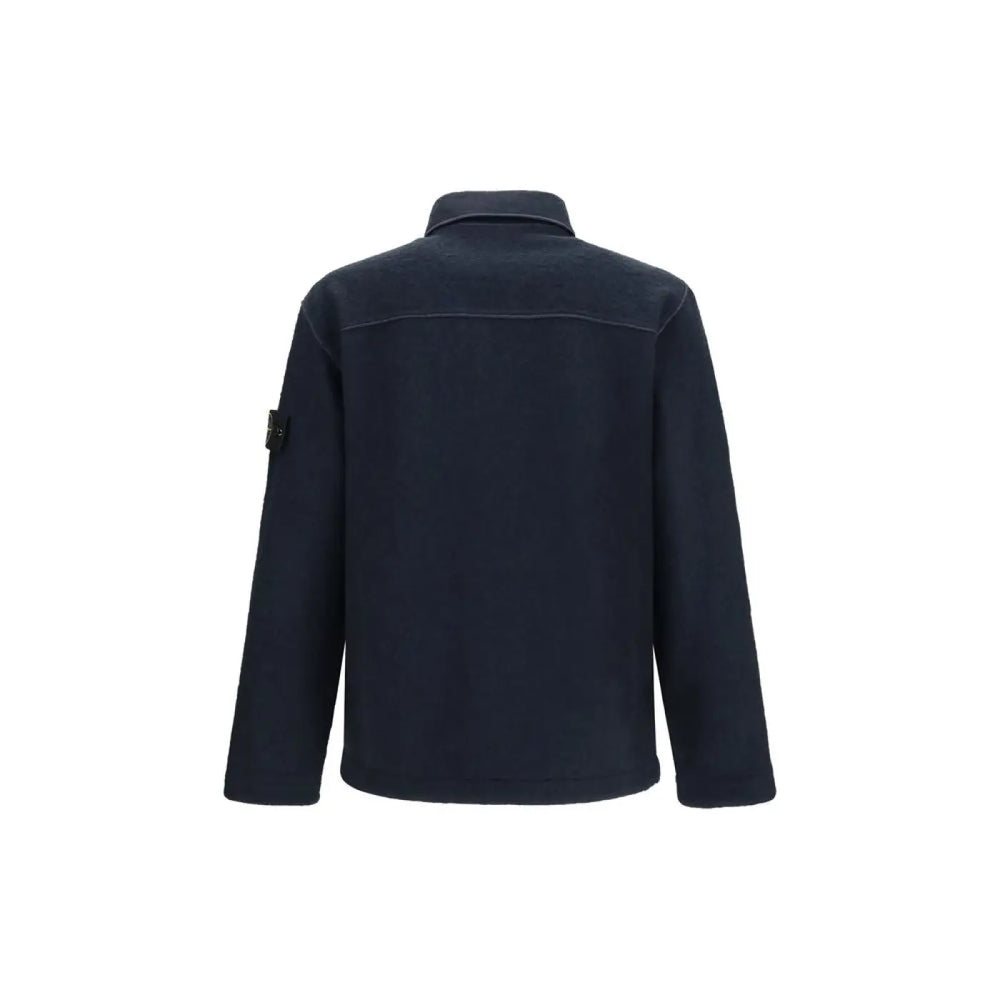 Stone Island Blue Polyamide Shirt
