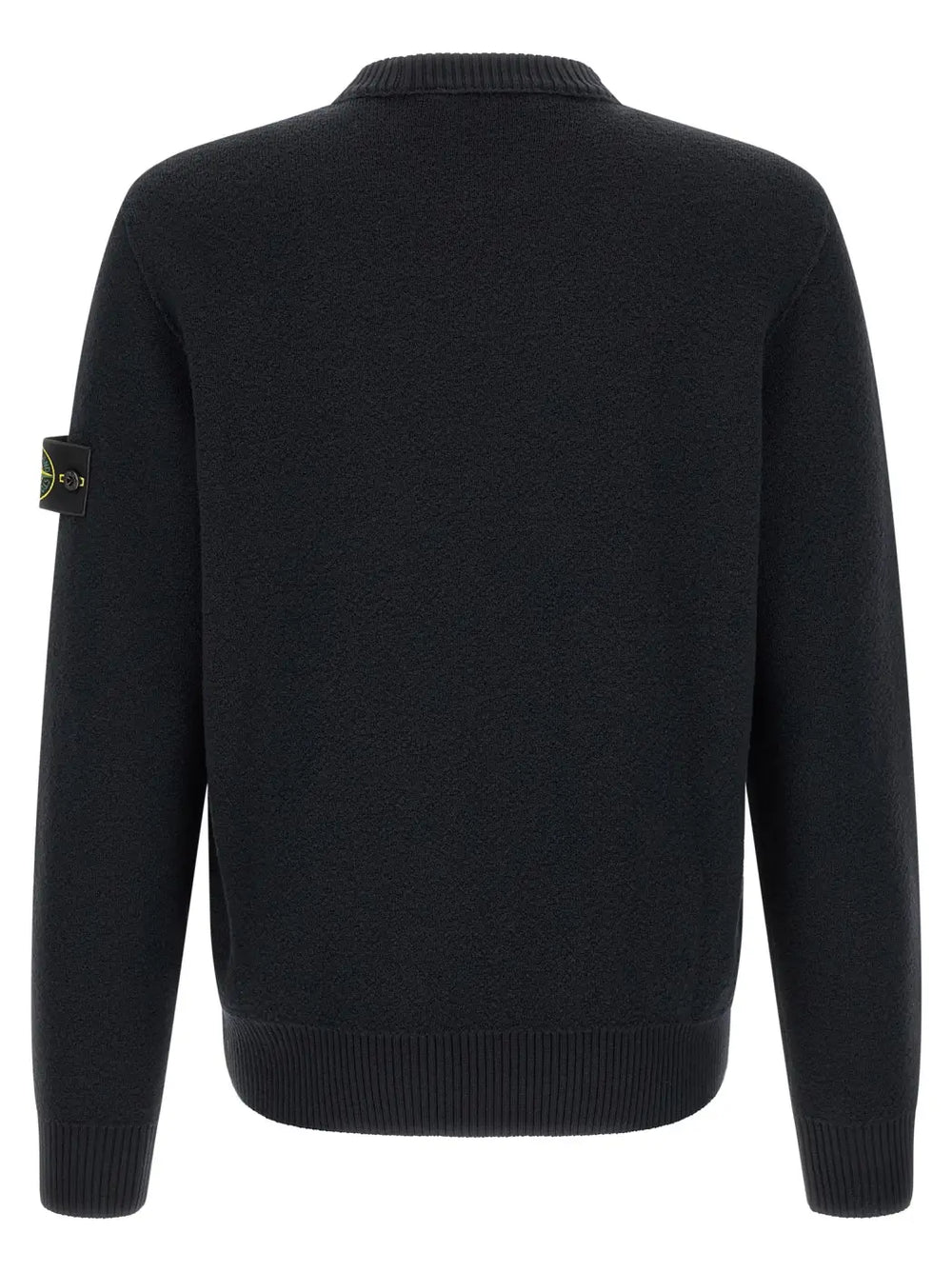 Stone Island Blue Virgin Wool Cardigan