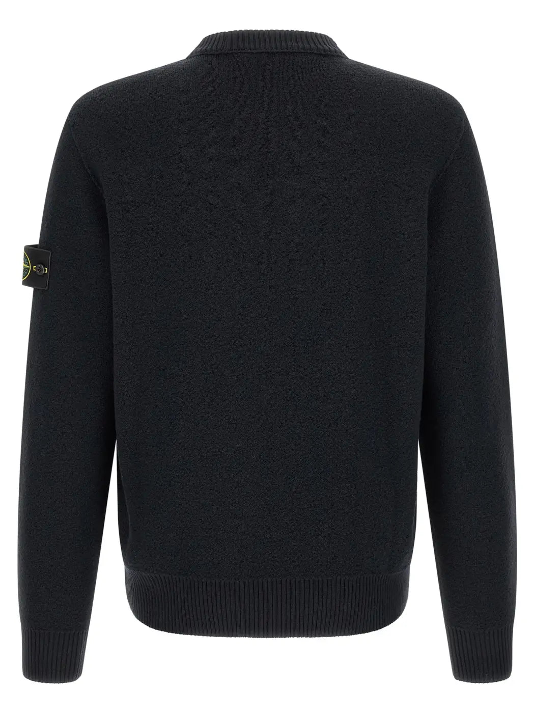 Stone Island Blue Virgin Wool Cardigan
