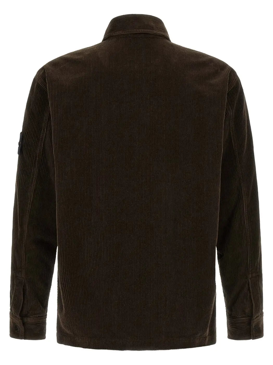 Stone Island Brown Cotton Blouse