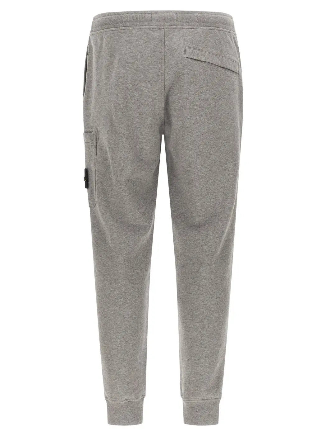 Stone Island Gray Cotton Joggers (workout Pants)