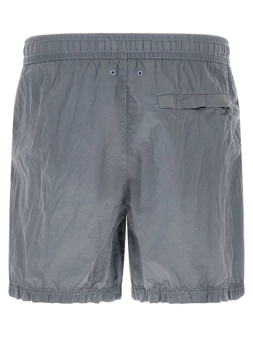 Stone Island Gray Polyamide Swim Shorts