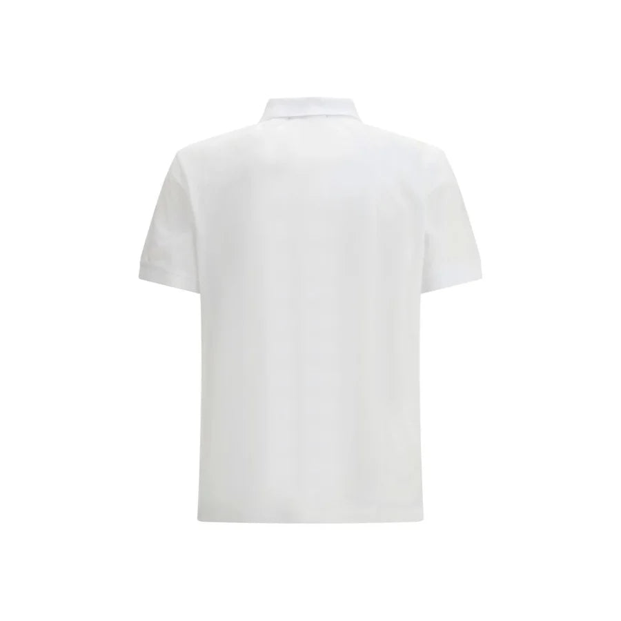 Stone Island White Cotton Polo Shirt