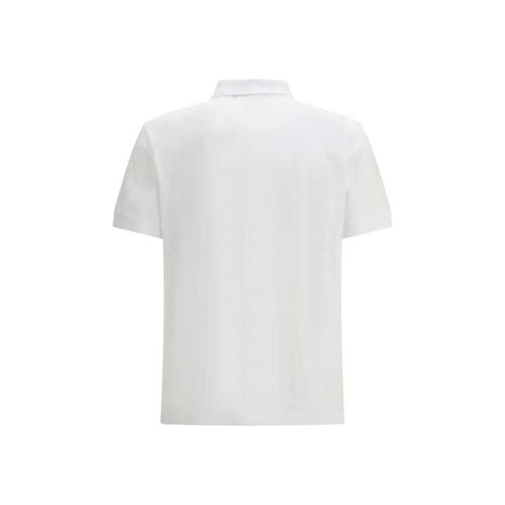 Stone Island White Cotton Polo Shirt