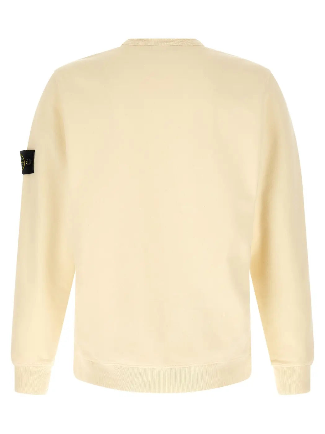 Stone Island White Cotton Sweatshirt