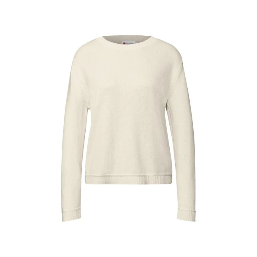 Street One Beige Cotton Sweatshirt