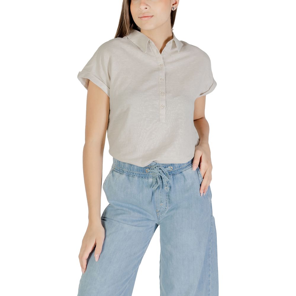 Street one Blouses - Women’s Beige Linen Blouse