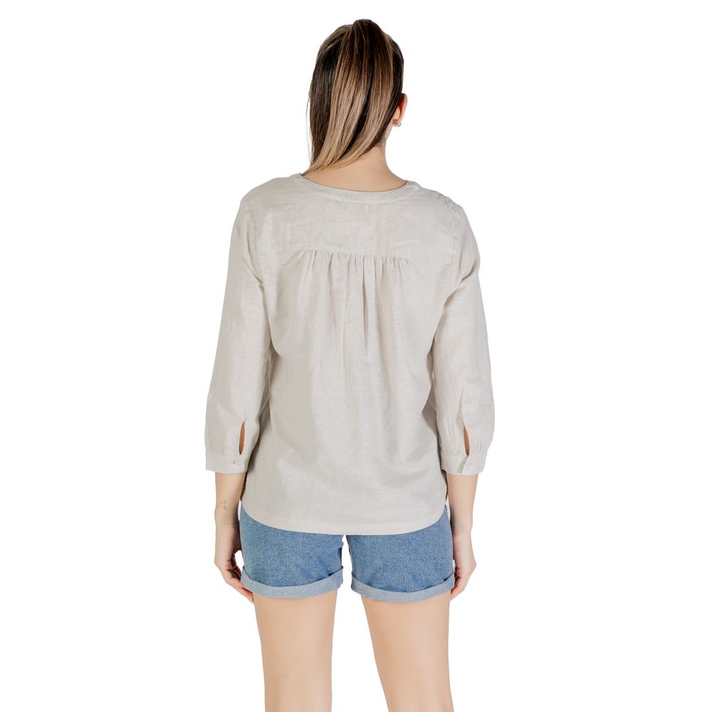 Street one Blouses - Women’s Beige Linen Blouse