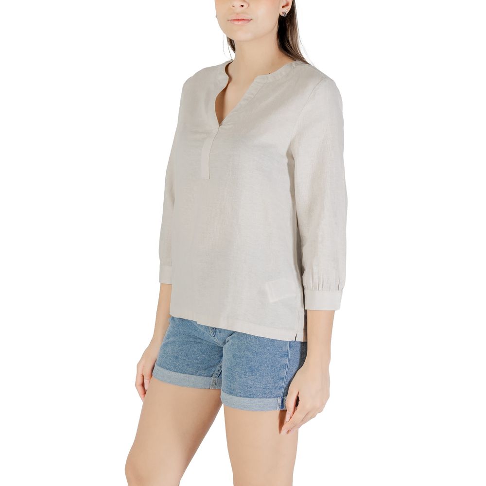 Street one Blouses - Women’s Beige Linen Blouse
