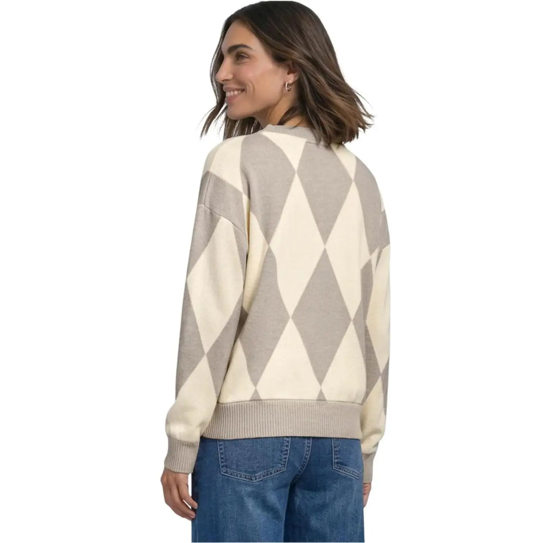 Street one Beige Polyester Sweatshirt