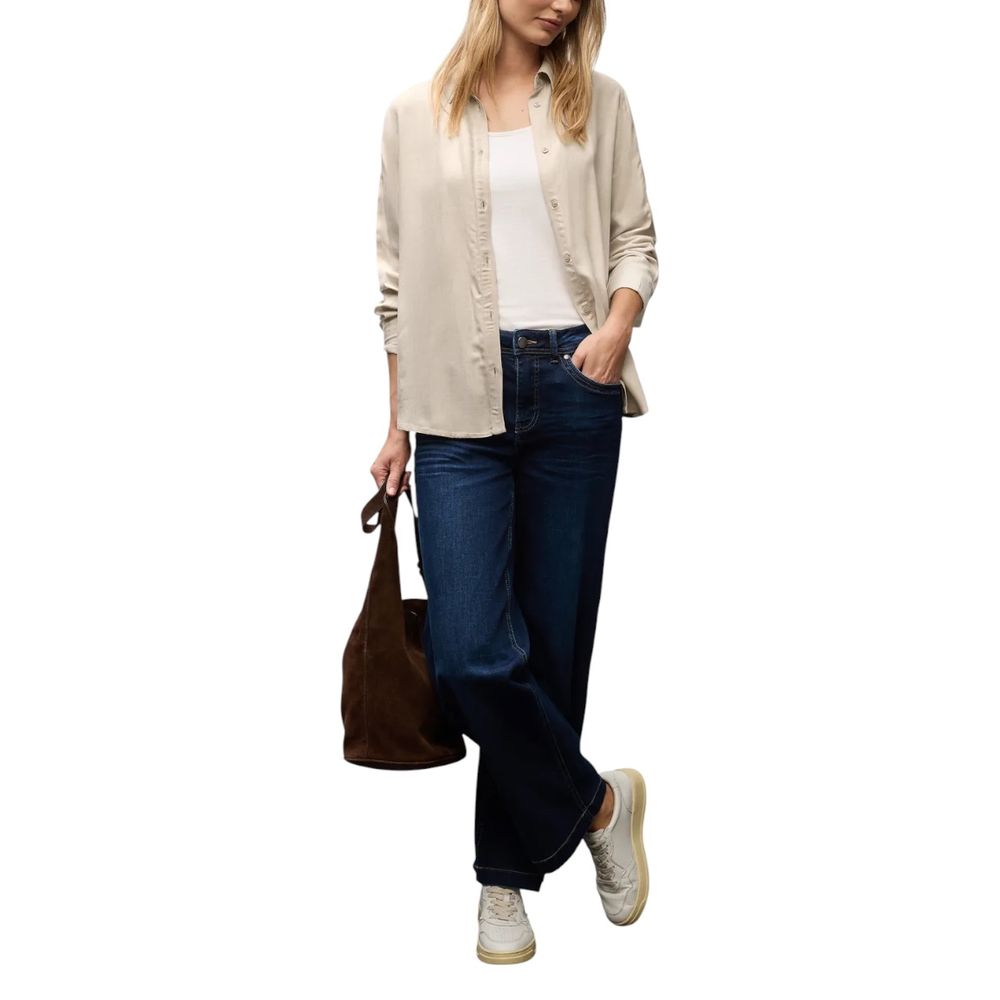 Street one Blouses - Women’s Beige Viscose Blouse