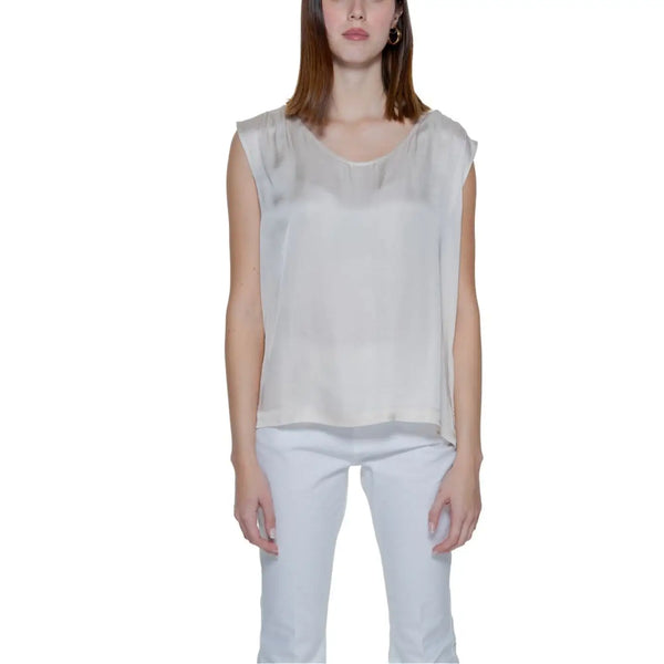 Street One Beige Viscose Blouse