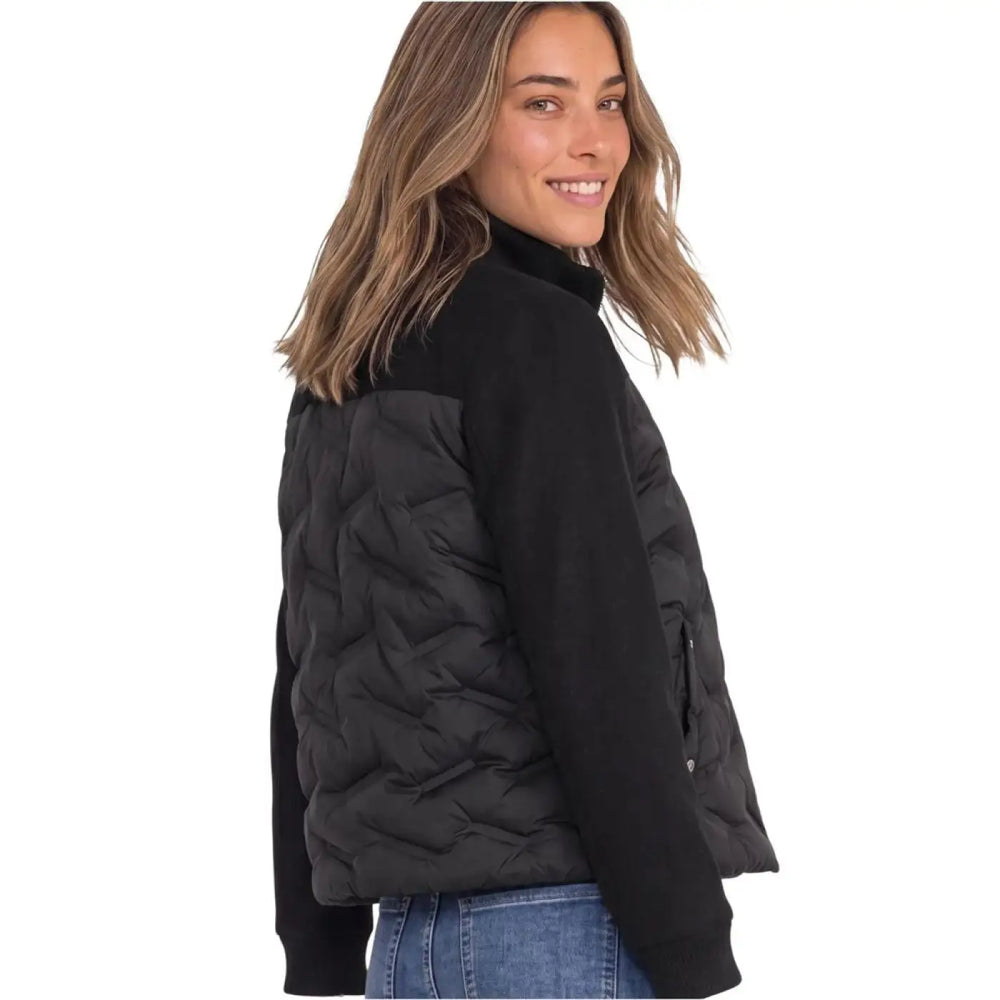 Street one Black Polyester Bomber