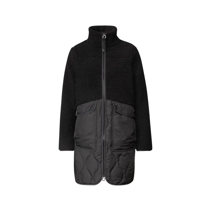 Street one Black Polyester Coat