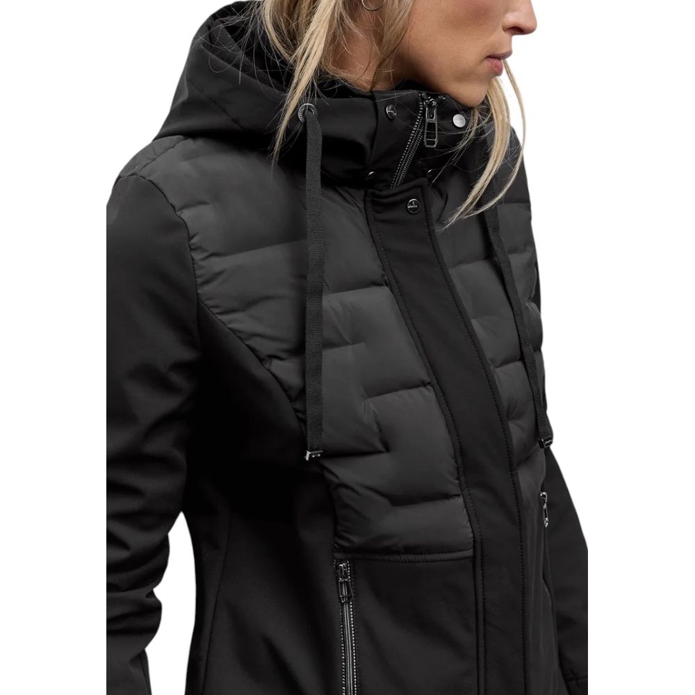 Street One Puffer Jackets - Black Polyester Coat