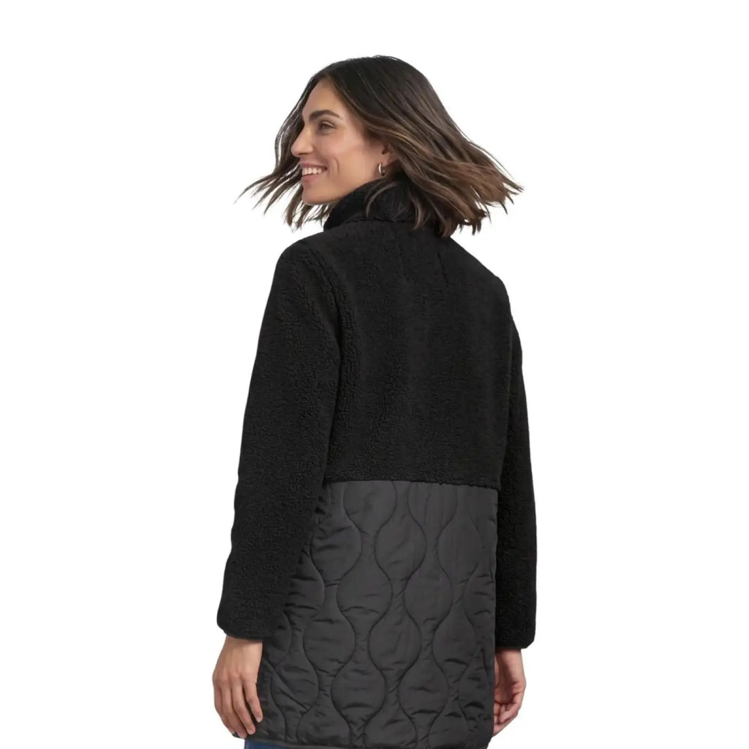 Street one Black Polyester Coat