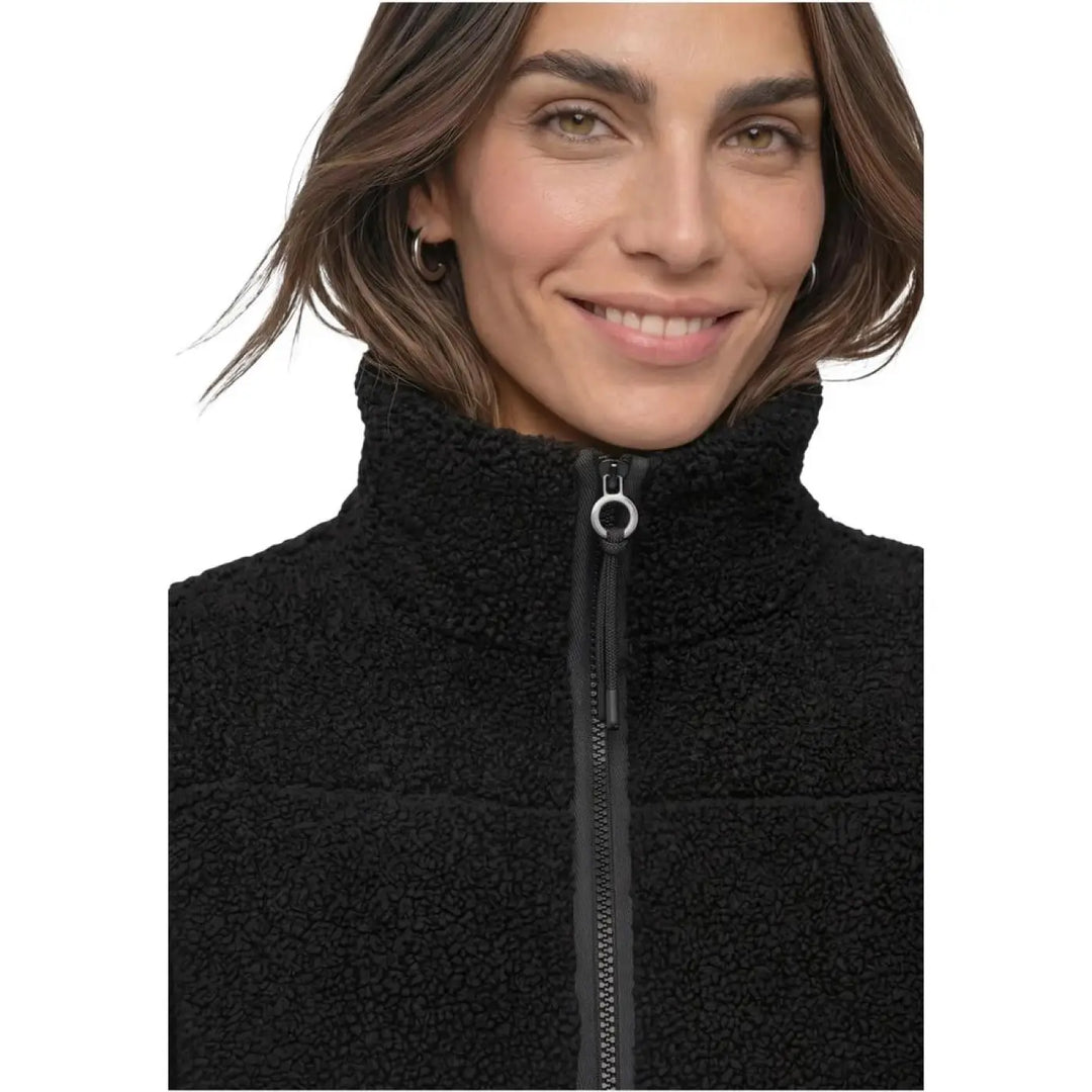 Street one Black Polyester Coat