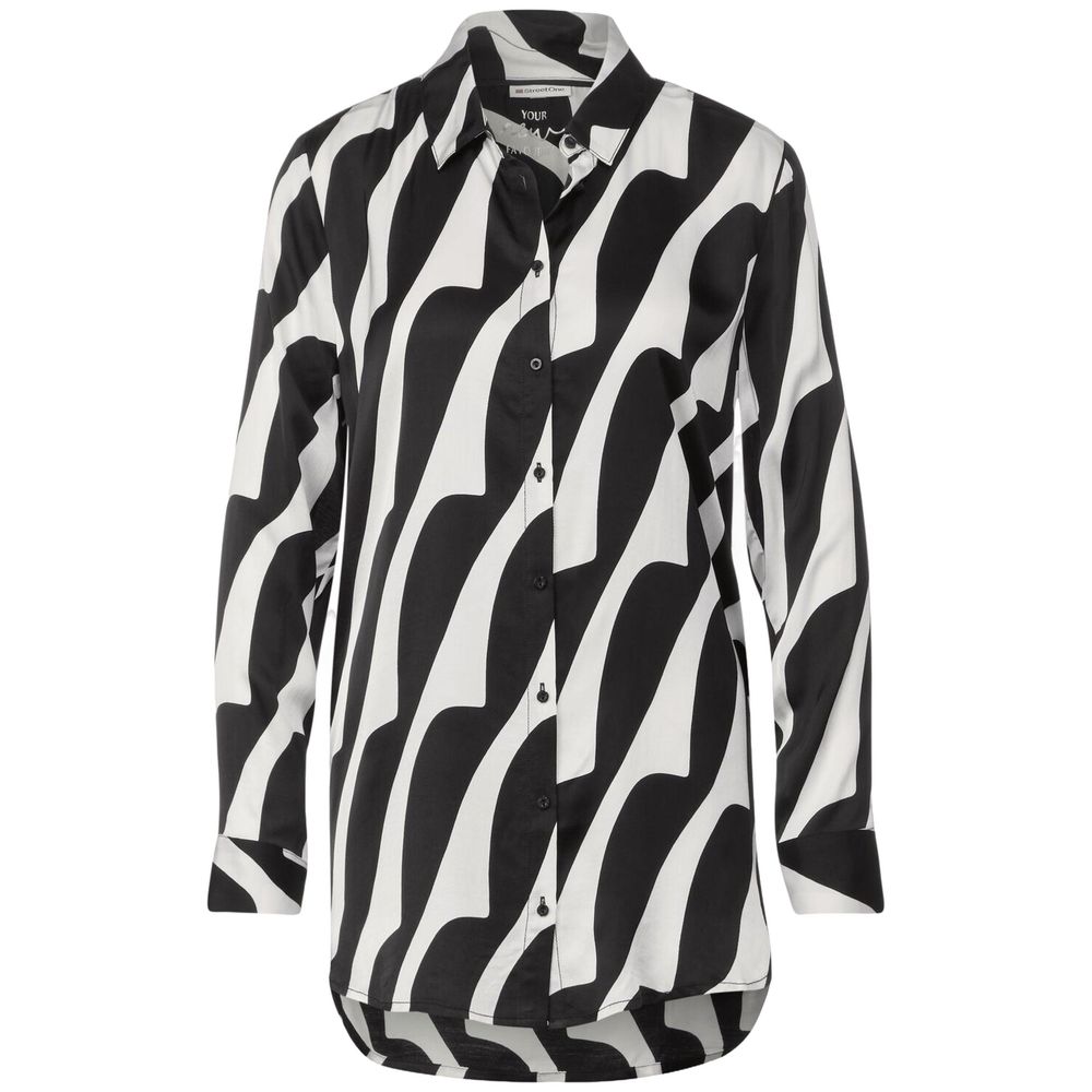 Street one Blouses - Women’s Black and White Viscose Blouse