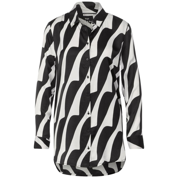 Street one Blouses - Women’s Black and White Viscose Blouse