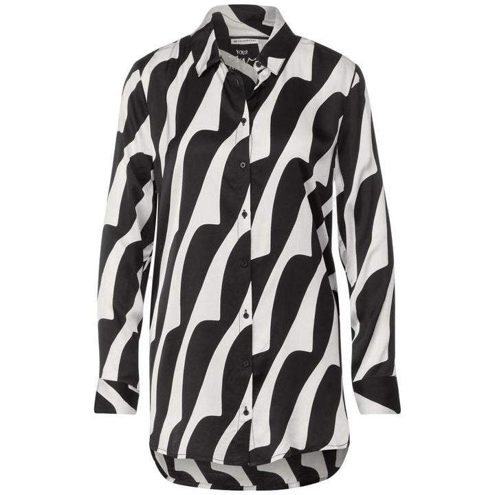 Street one Blouses - Women’s Black and White Viscose Blouse
