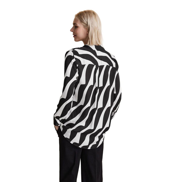 Street one Blouses - Women’s Black and White Viscose Blouse