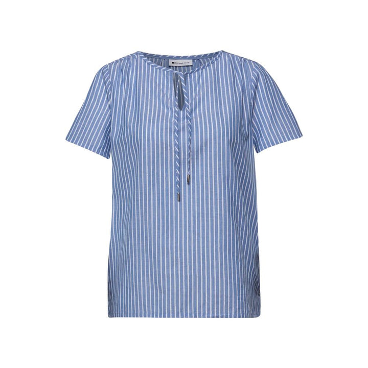 Street one Blouses - Women’s Blue Cotton Blouse