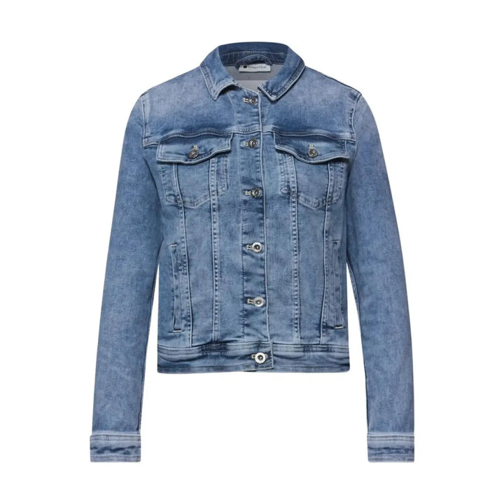Street One Blue Cotton Denim Jacket