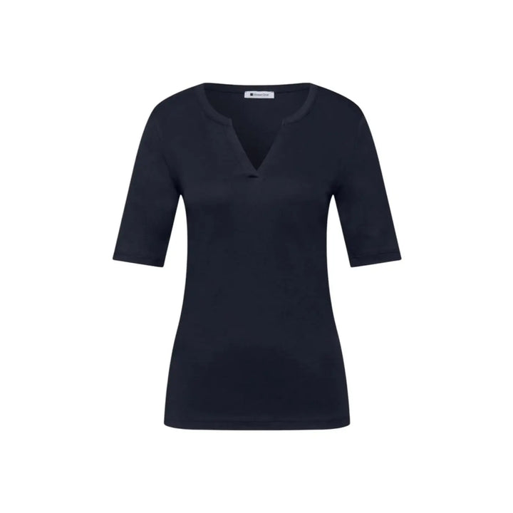 Street One Blue Cotton T-Shirt