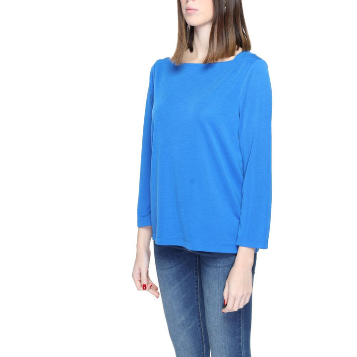 Street One - Blue Modal Long Sleeve T-Shirt