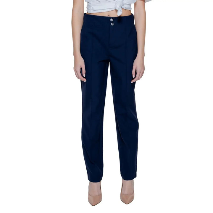 Street One Blue Polyamide Casual Pants