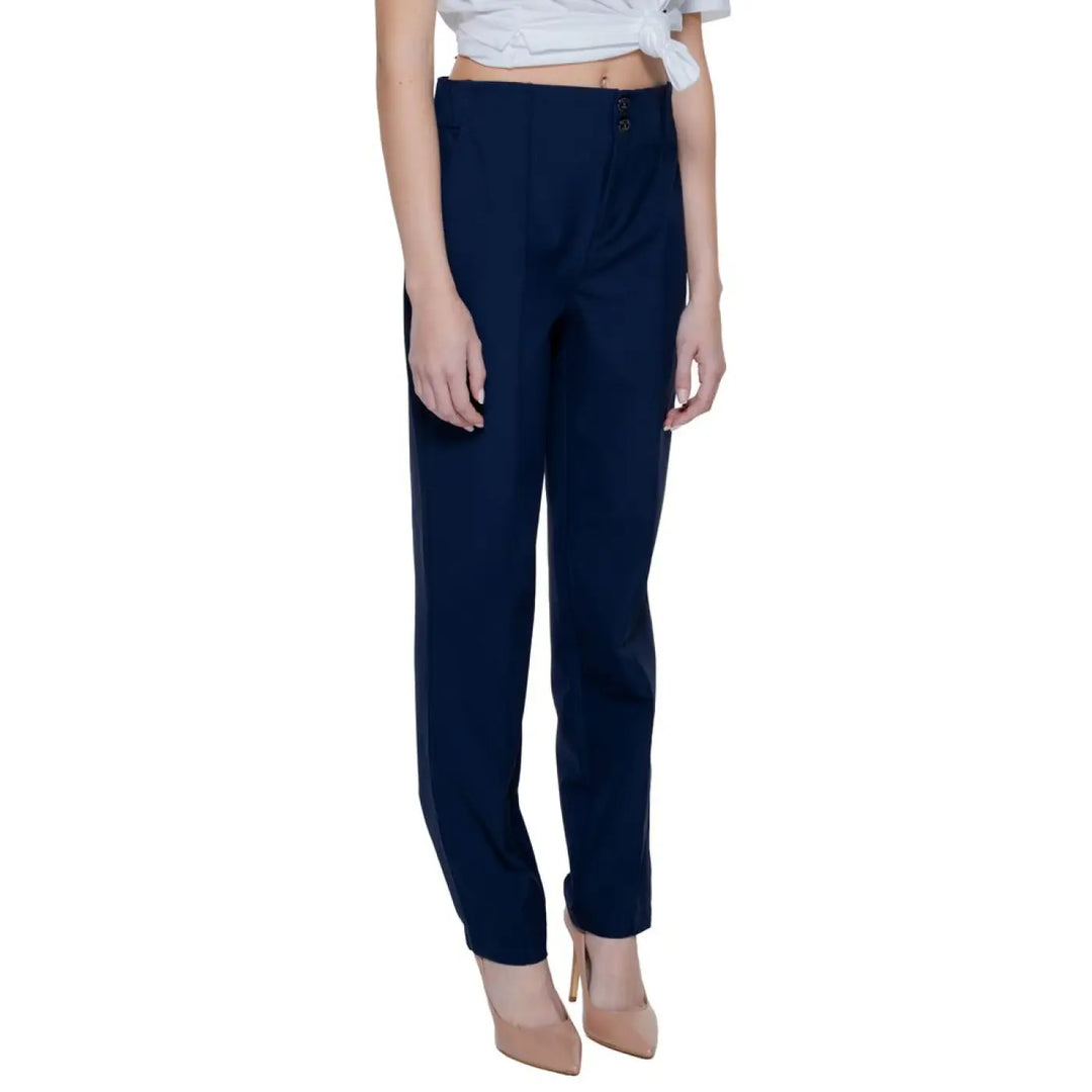 Street One Blue Polyamide Casual Pants