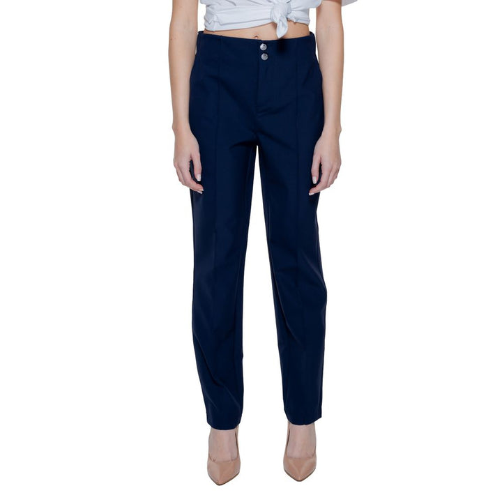 Street one Blue Polyamide Casual Pants