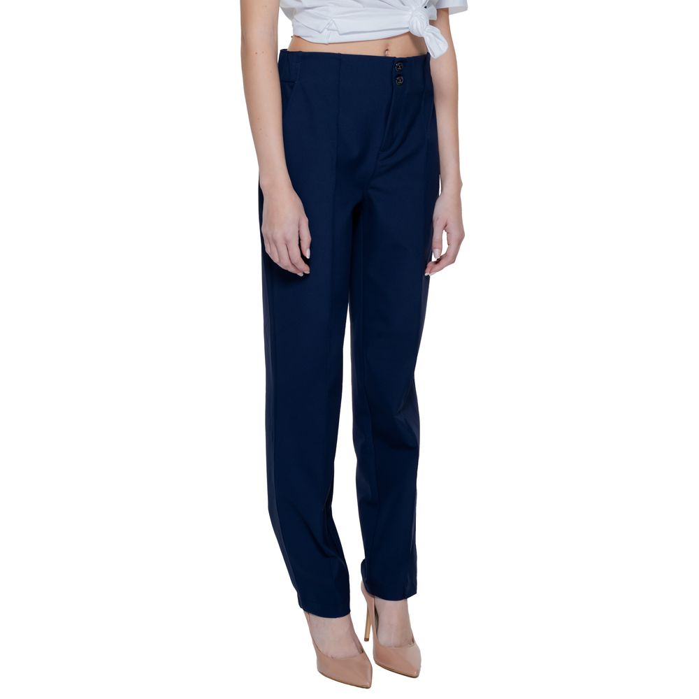 Street one Blue Polyamide Casual Pants