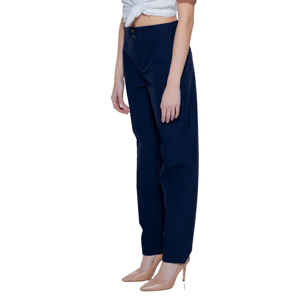 Street one Blue Polyamide Casual Pants
