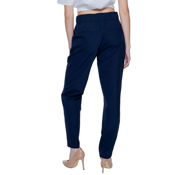 Street one Blue Polyamide Casual Pants