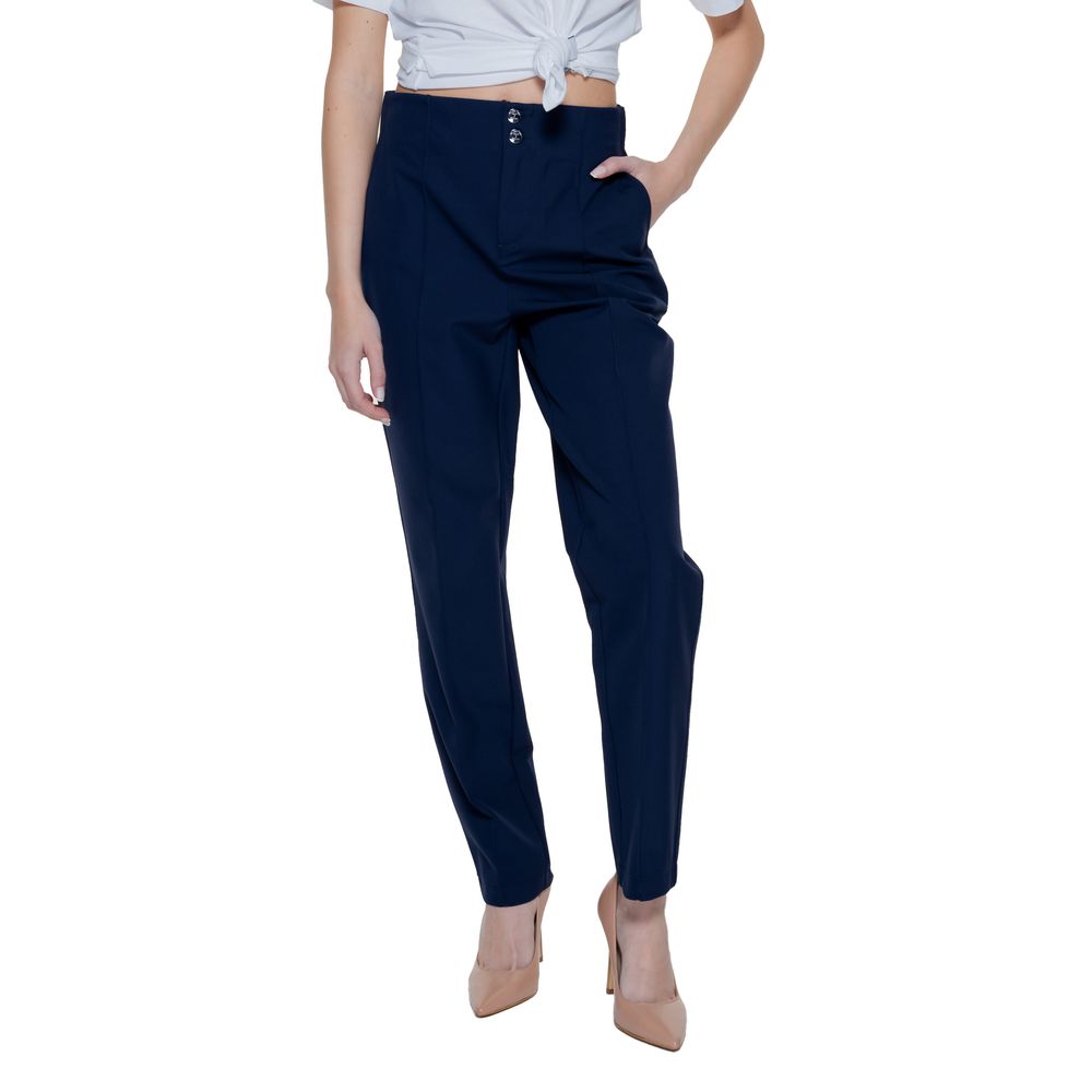 Street one Blue Polyamide Casual Pants