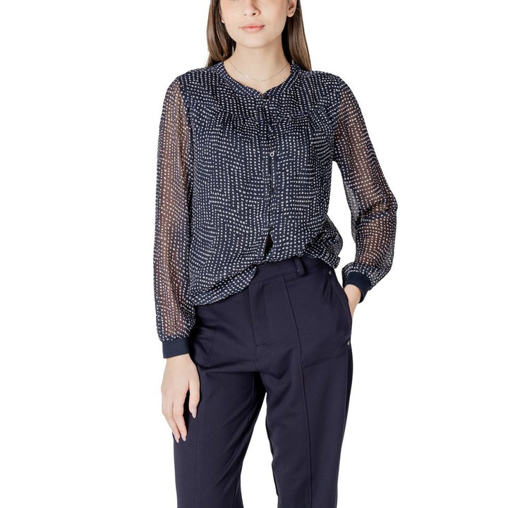 Street one Blouses - Women’s Blue Polyester Blouse