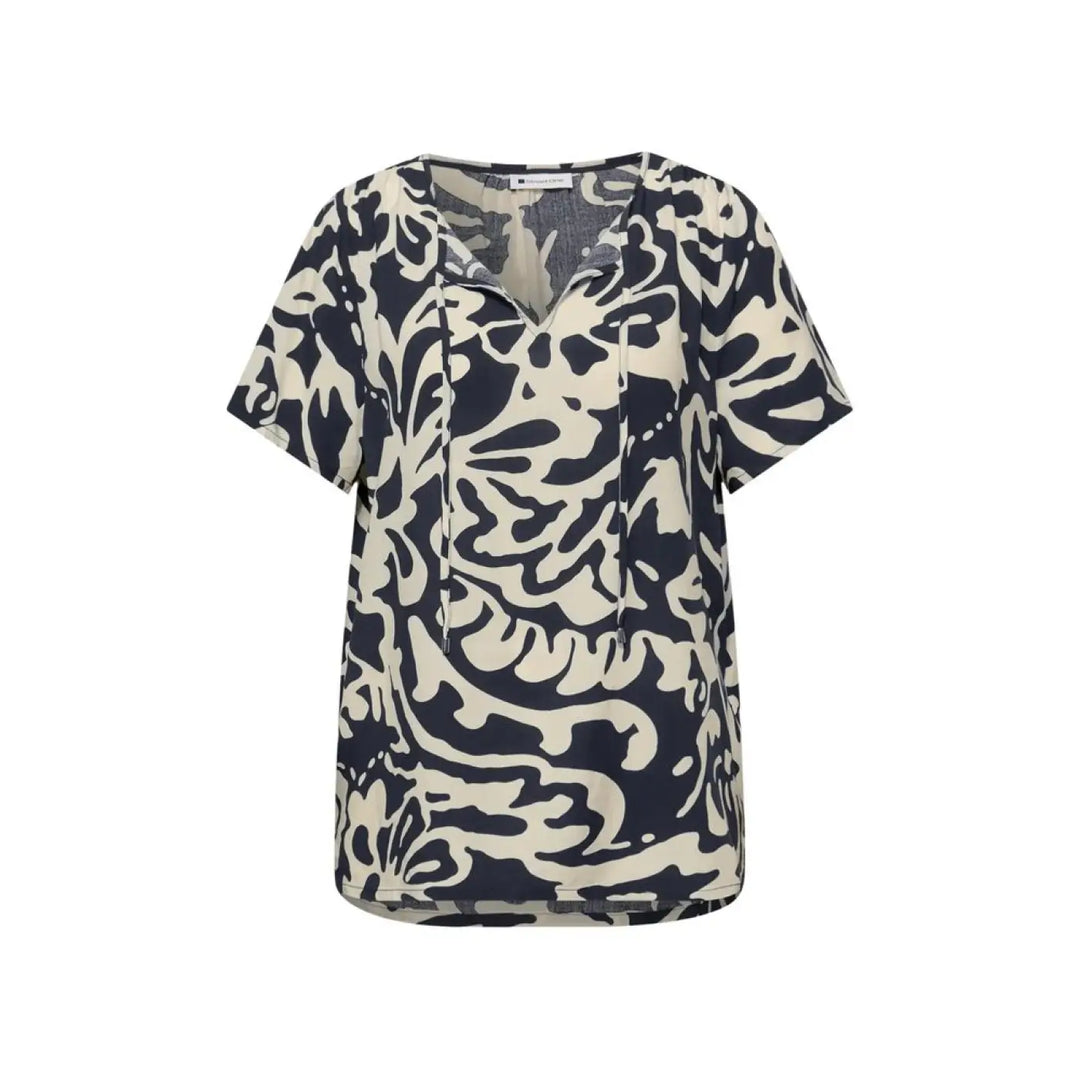 Street One Blue Viscose Blouse