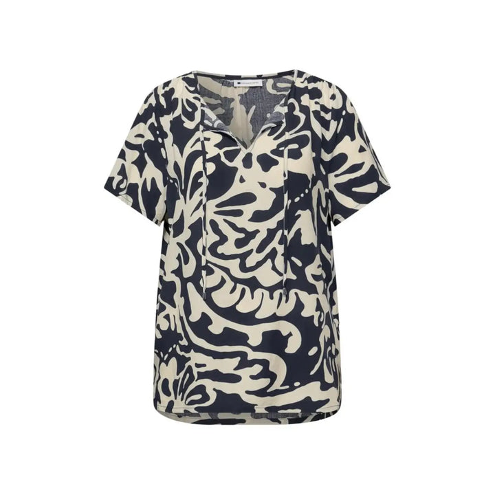 Street One Blue Viscose Blouse