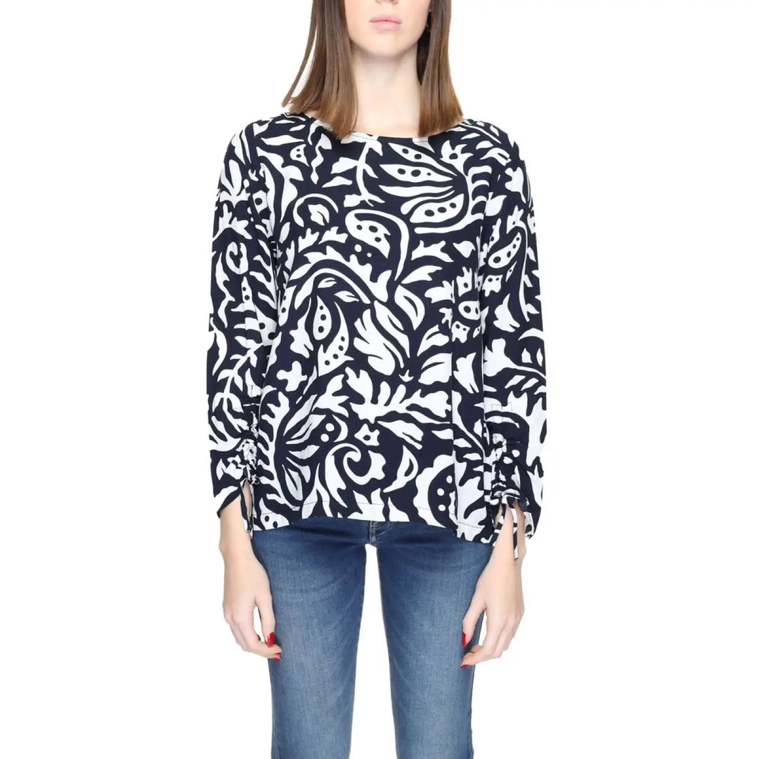 Street One Blue Viscose Blouse