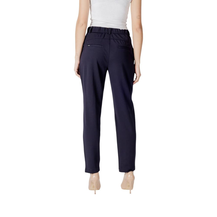 Street one Blue Viscose Casual Pants