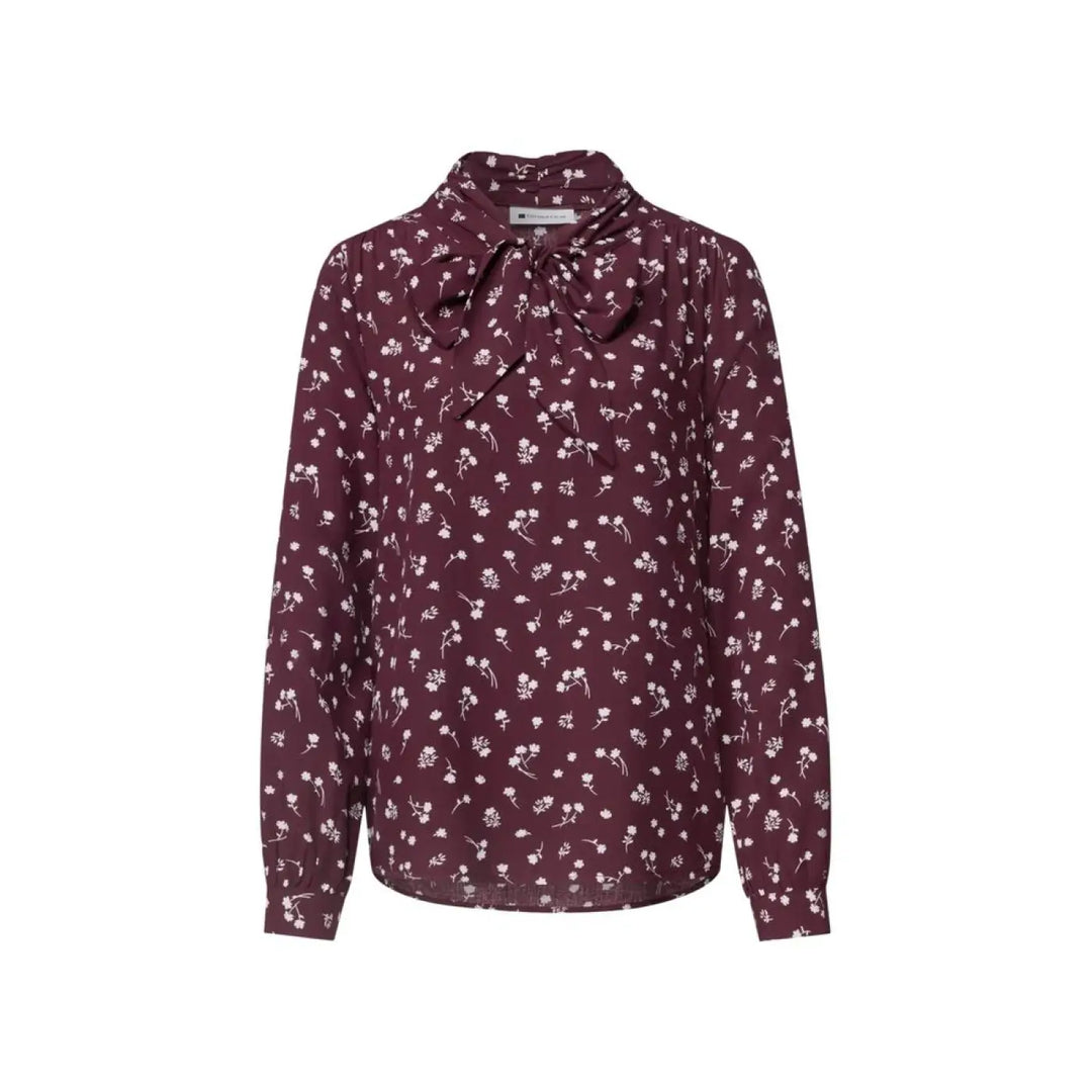 Street one Bordeaux Viscose Blouse