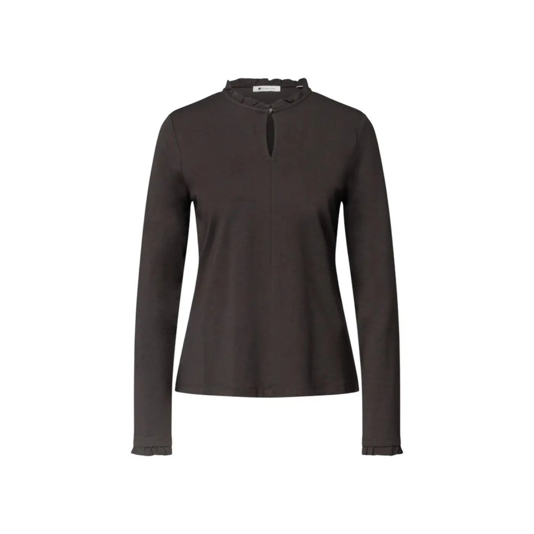 Street one Brown Cotton Long Sleeve T-shirt