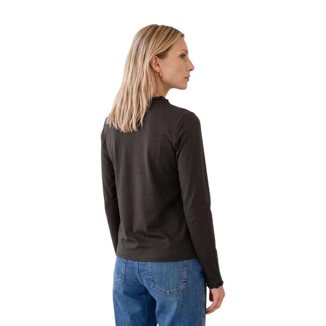Street one Brown Cotton Long Sleeve T-shirt