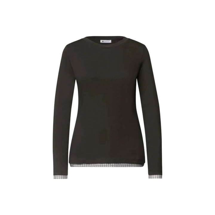 Street one Brown Cotton Long Sleeve T-shirt