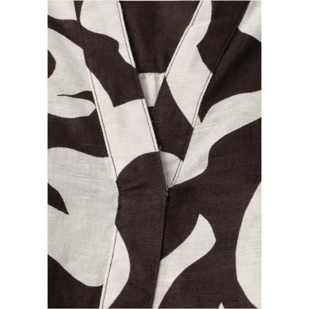 Street One Brown Linen Blouse