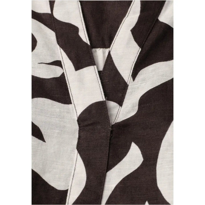 Street One Brown Linen Blouse