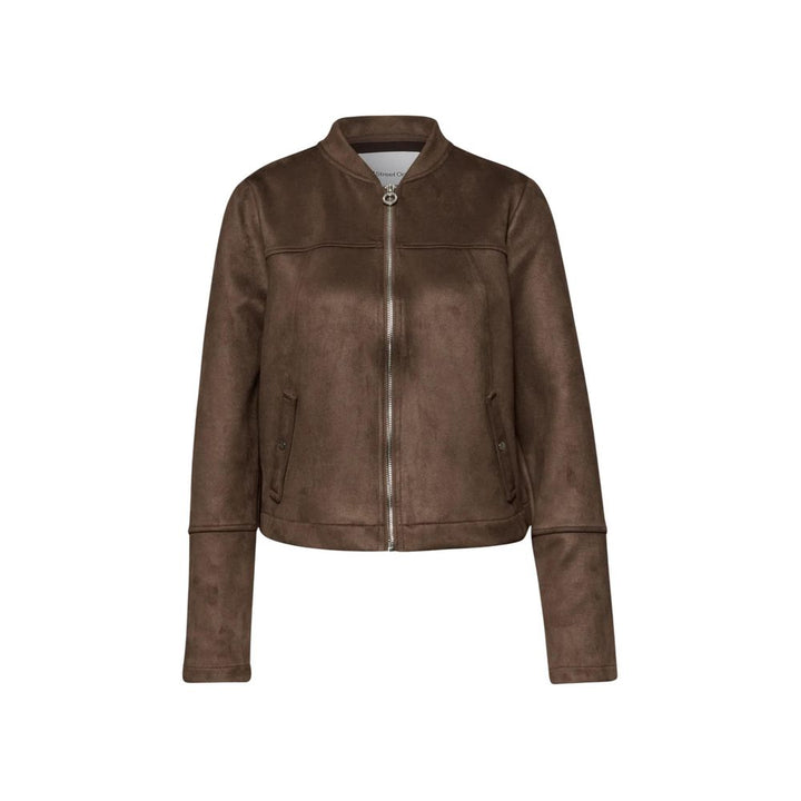 Street One Bomber Jackets - Brown Polyester