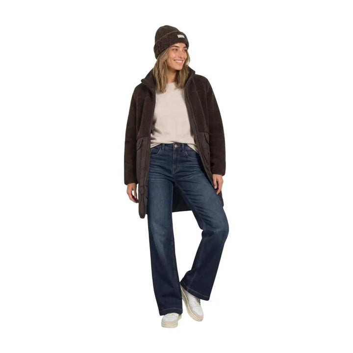 Street one Brown Polyester Coat