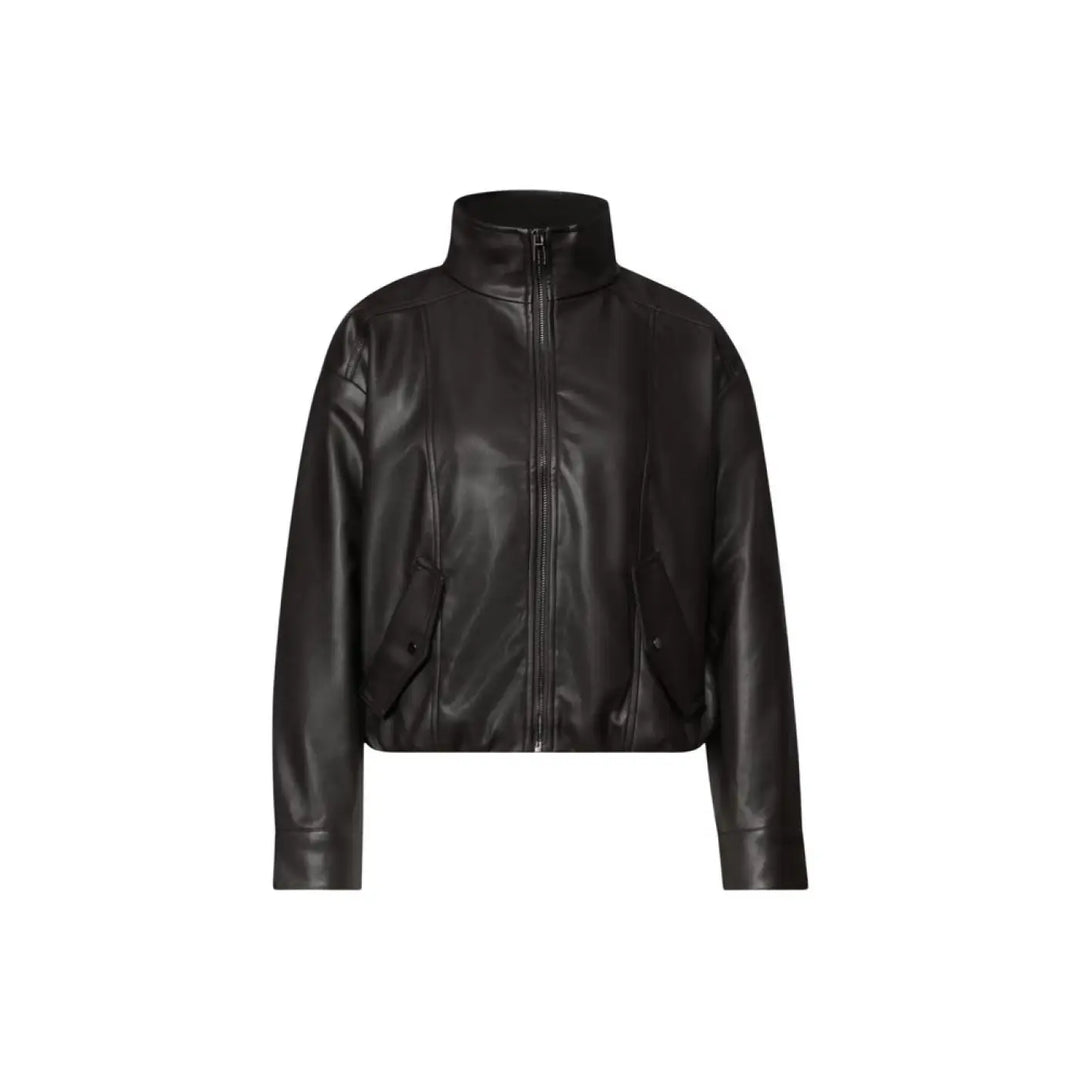Street one Brown Polyester Leather Jacket